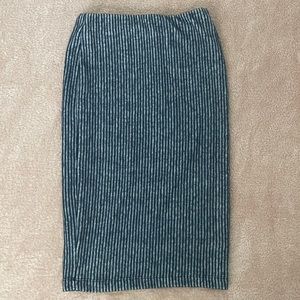 NWT Renee C Ensley Textured Knit Pencil Skirt